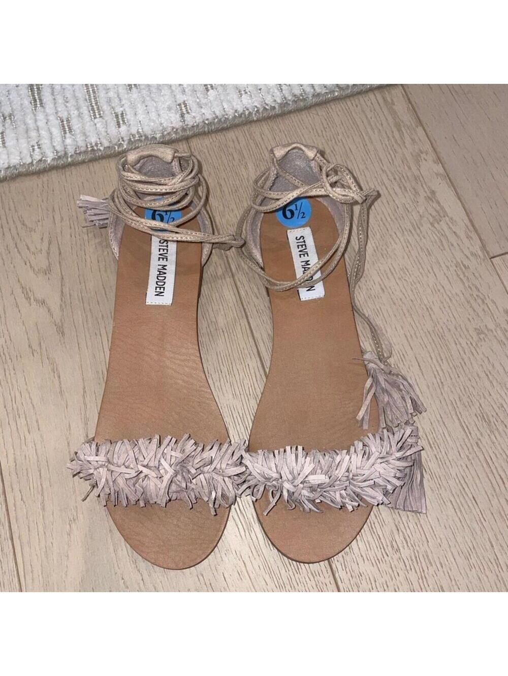 Steve Madden Tie Up Sandals Size 6.5